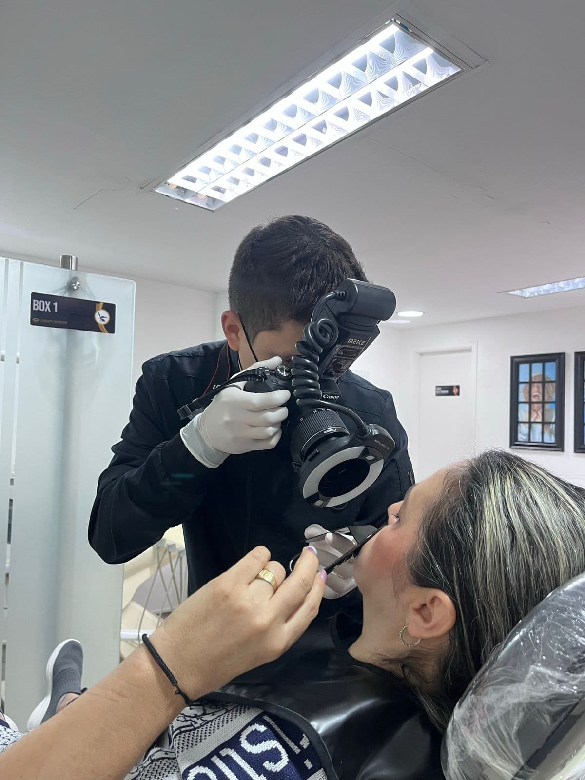 Dr. Camacho at work